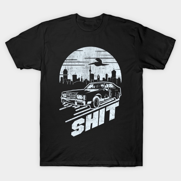 Ricky's Shit Mobile Car Abstract Design T-Shirt by Eyanosa